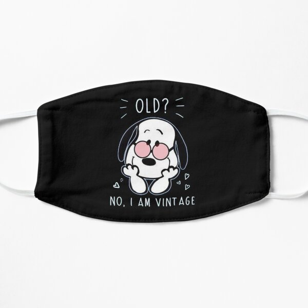 Soy vintage Mascarilla plana