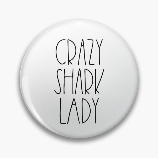 Item preview, Crazy shark lady designed and sold by TheLemonBox.