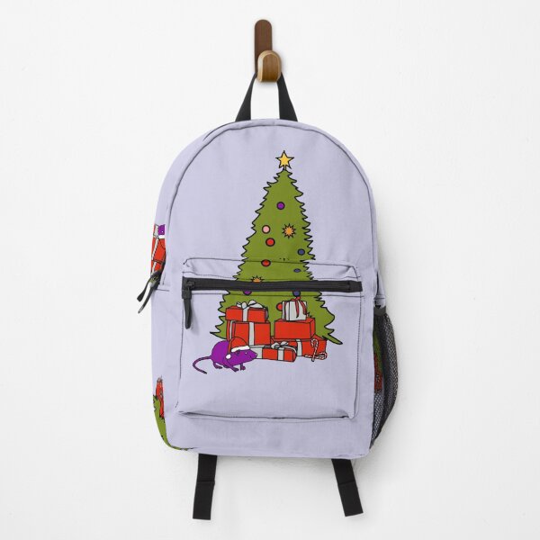 Item preview, Santa Rat with Christmas Tree designed and sold by ellenhenry.