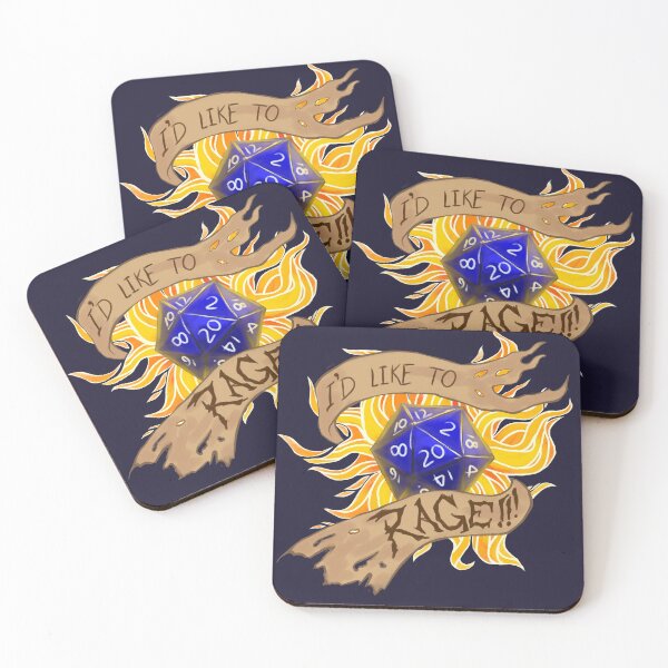Item preview, Nat 20 to Rage designed and sold by Katy Cranmer.