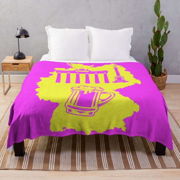 Item preview, Map of Germany with Berlin Brandenburg Gate and beer German famous landmark  designed and sold by mashmosh.