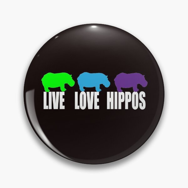 Artikelvorschau, LIVE LOVE HIPPOS! entworfen und verkauft von JAZTshirt.