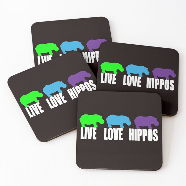 Item preview, LIVE LOVE HIPPOS! designed and sold by JAZTshirt.