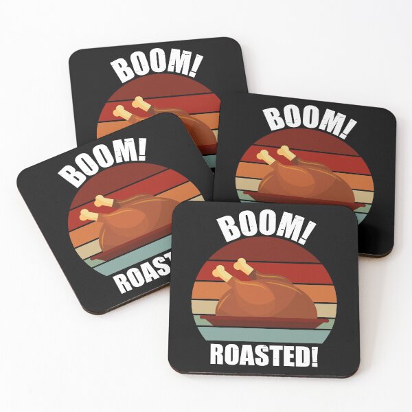 Item preview, Boom! Roasted - Thanksgiving Turkey Pun designed and sold by Giacob.