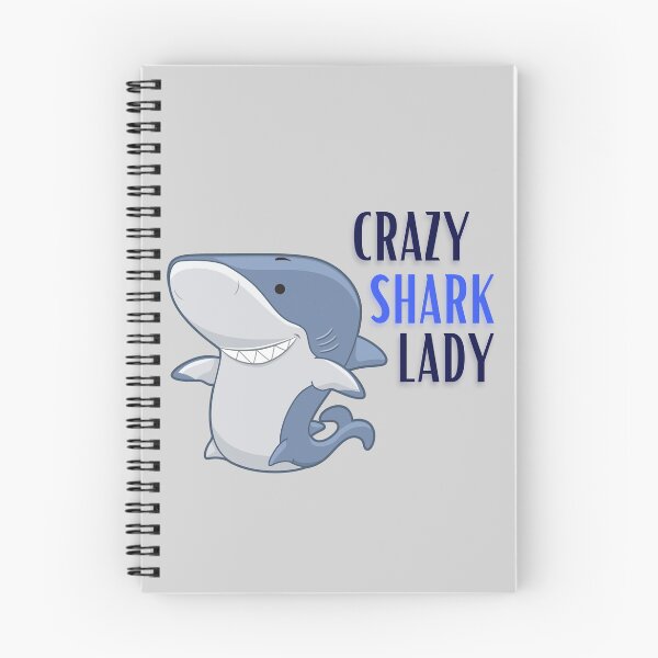 Item preview, Crazy Shark Lady designed and sold by MillenaryShop.