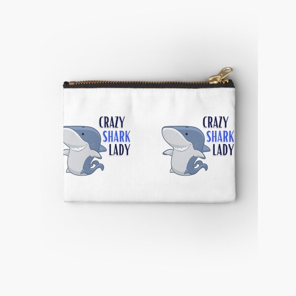 Item preview, Crazy Shark Lady designed and sold by MillenaryShop.