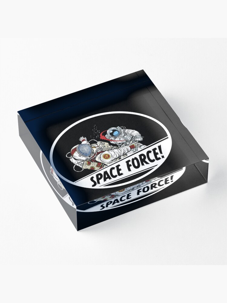 Alternate view of United States Space Force Acrylic Block