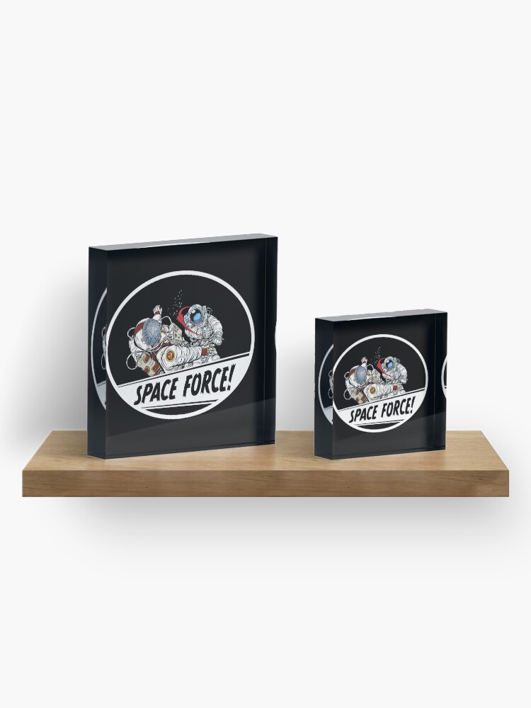 Alternate view of United States Space Force Acrylic Block