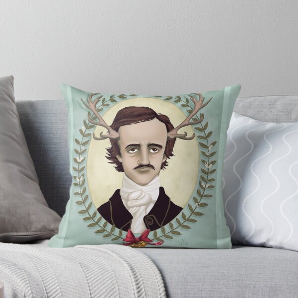 Item preview, Hipster Edgar Allen Poe Holidays designed and sold by CrickettGrrrl.