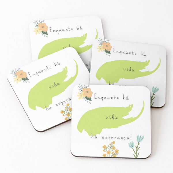 Item preview, Enquanto ha vida, há esperança, Portuguese saying  designed and sold by SaltedFreckles.