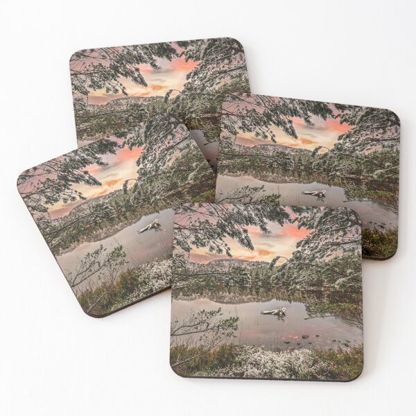 Item preview, Winter Sunset at The Loch designed and sold by Reg-K-Atkinson.