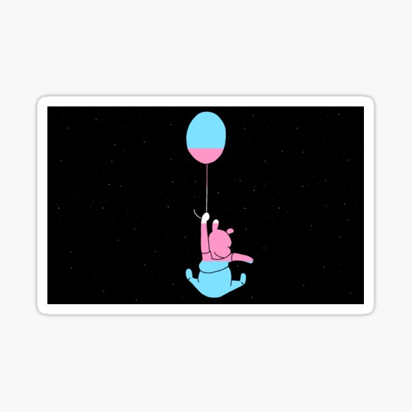 Transgender Winnie the Pooh Sticker
