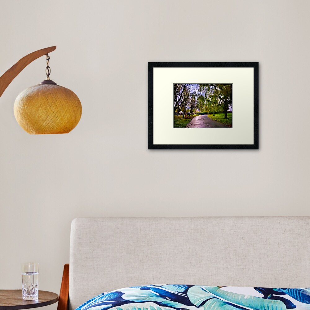 Hylands Park Path Framed Art Print