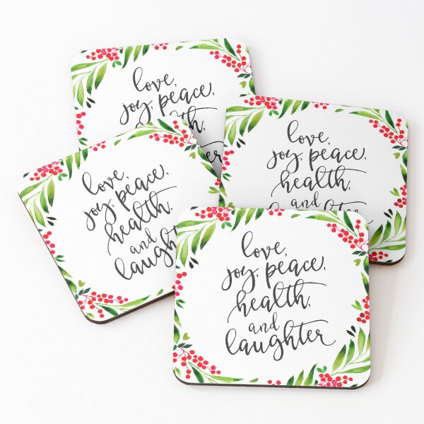 Item preview, Holiday best wishes with greenery wreath designed and sold by blursbyai.