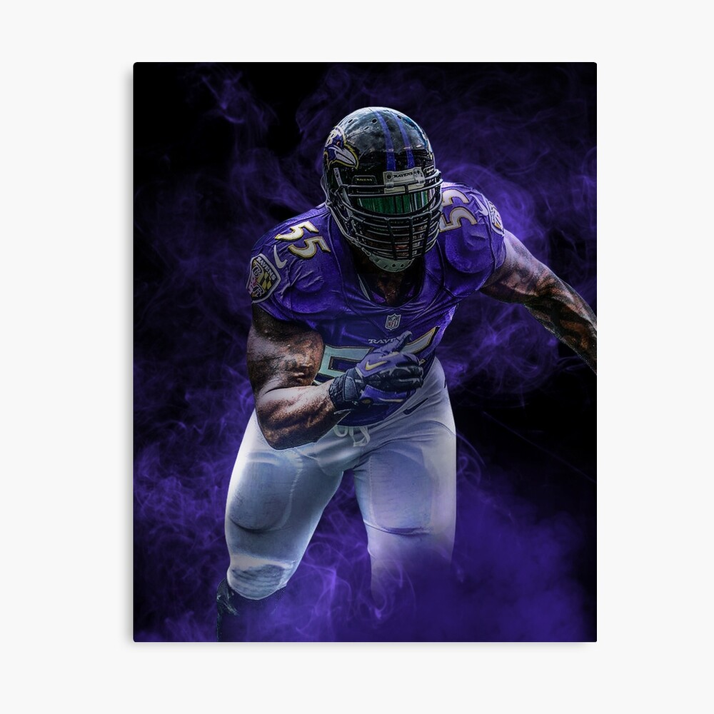 Terrell Suggs Baltimore Sports Art  Metal Print for Sale by JRoseGraphics