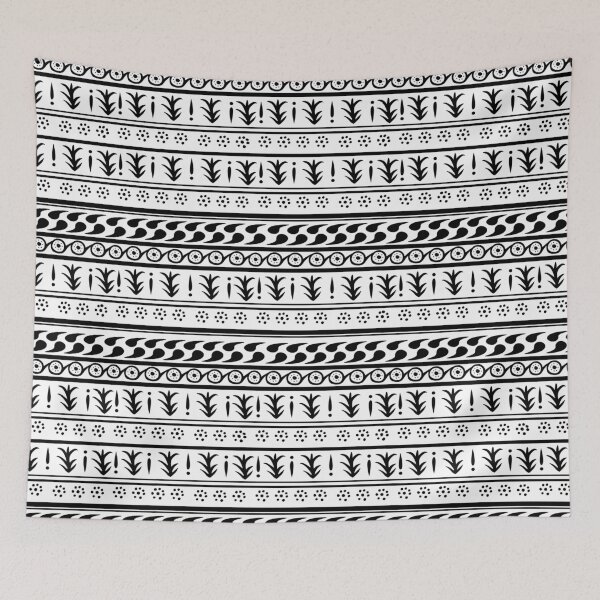 Item preview, Turquoise Fish on b&w designed and sold by Amilia Korre.