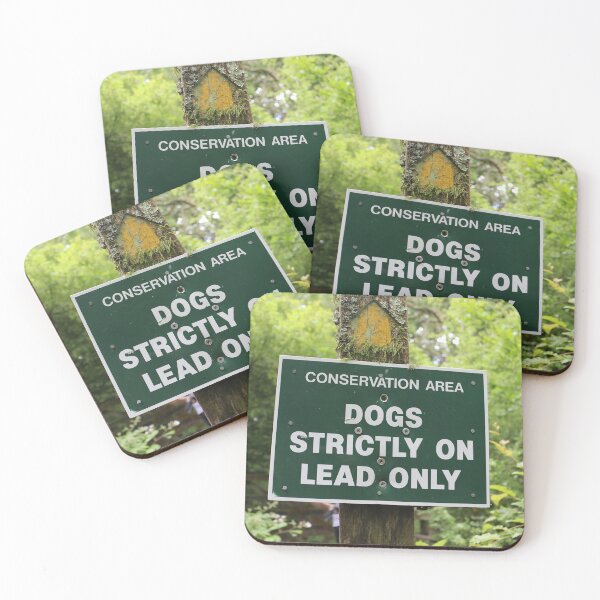 Item preview, Dogs on Leads Only Sign designed and sold by pinkal.