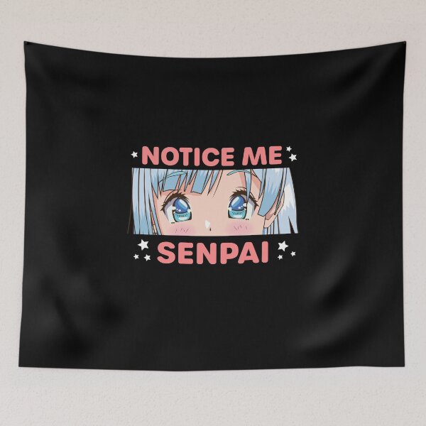 Aperçu de l'œuvre Notice Me Senpai Hentai Manga Japonais Anime créée et vendue par JustLivinLife.