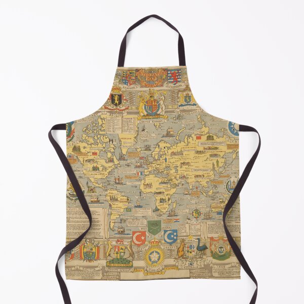 Item preview, Vintage United Nations / Atlantic Charter map of the world designed and sold by PetsArt.