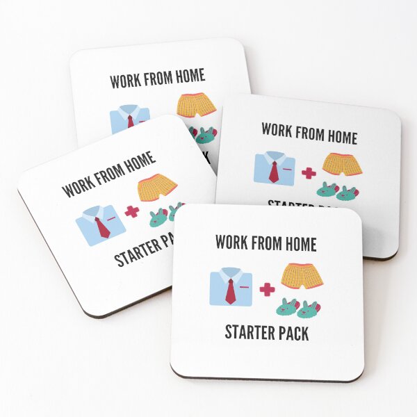 Item preview, Work from home starter pack - funny designed and sold by Arts-And-Things.