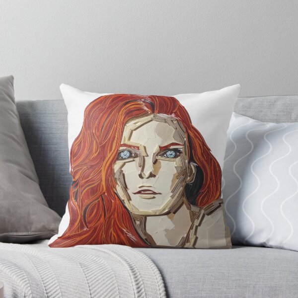 Item preview, Woman with Hair Like Fire designed and sold by NerdPaperArtist.