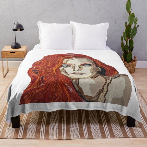 Item preview, Woman with Hair Like Fire designed and sold by NerdPaperArtist.