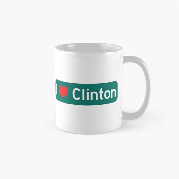 Aperçu de l'œuvre J'adore Clinton! créée et vendue par DoodleDashCollective.