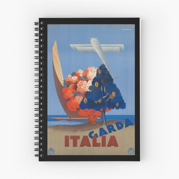Artikelvorschau, retro classic ENIT Garda Italia poster entworfen und verkauft von CorasPosters.