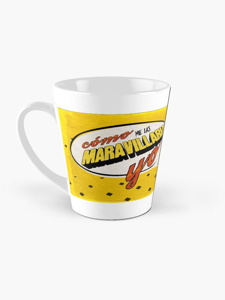 Imagen 3 de 4, Taza de café con la obra Lola Flores Cómo me las maravillaría yo Comics Vintage, diseñada y vendida por danimota.