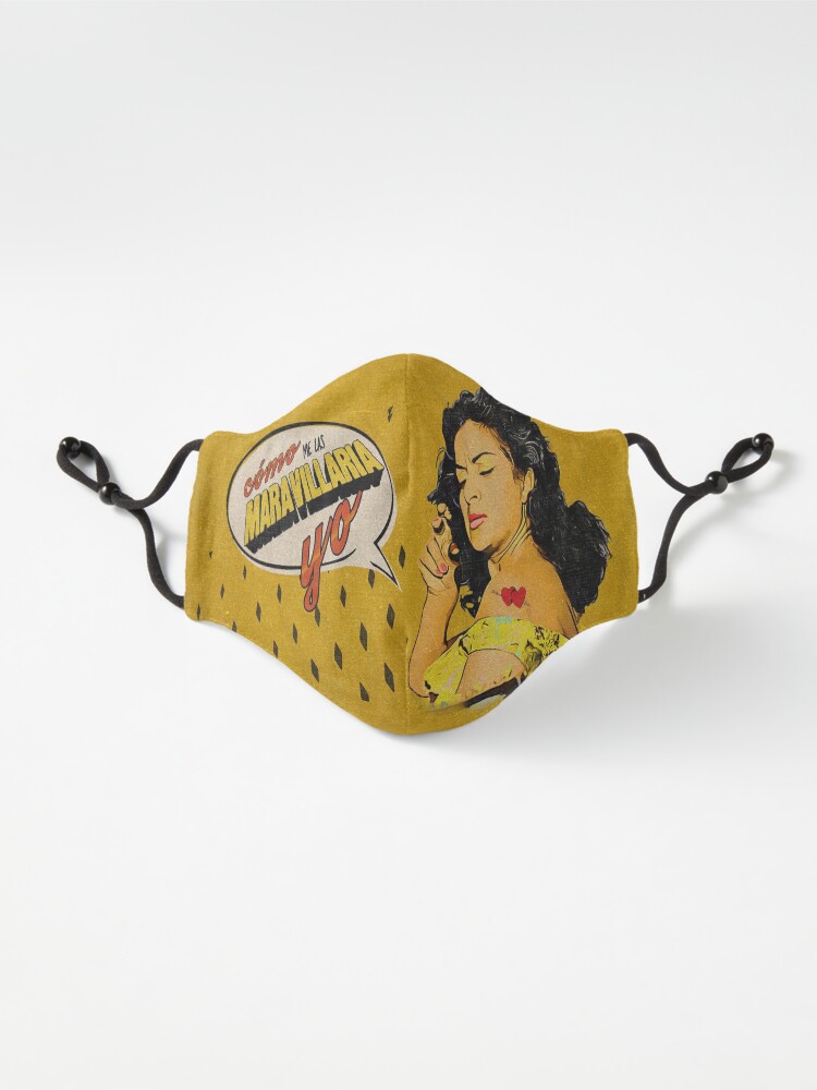 Vista alternativa de Mascarilla Lola Flores Cómo me las maravillaría yo Comics Vintage