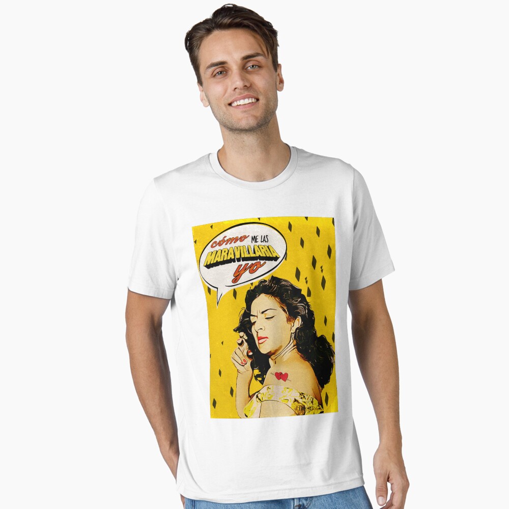 Vista previa del artículo con la obra «Camiseta esencial», diseñado y vendido por danimota.