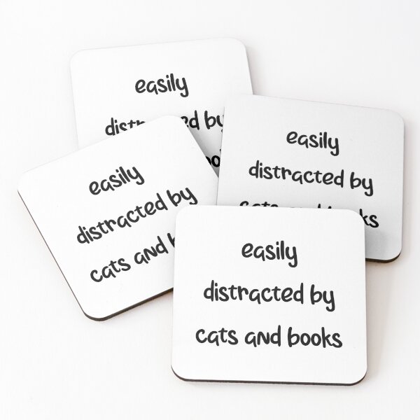 Artikelvorschau, Leicht von Katzen und Büchern abgelenkt entworfen und verkauft von GoldenDov.