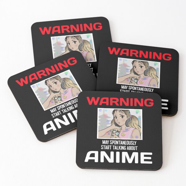 Item preview, Warning May Spontaneously Talk About Anime designed and sold by ds-4.