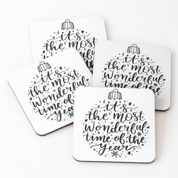 Item preview, The Most Wonderful Time of the Year Lettering designed and sold by letteringolivia.