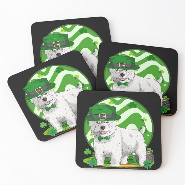 Item preview, West Highland White Terrier Leprechaun St. Patricks Day  designed and sold by Nosek1ng.