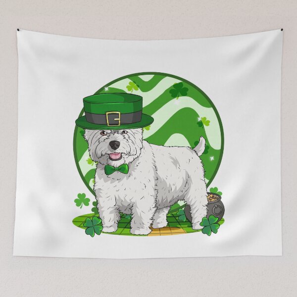Item preview, West Highland White Terrier Leprechaun St. Patricks Day  designed and sold by Nosek1ng.