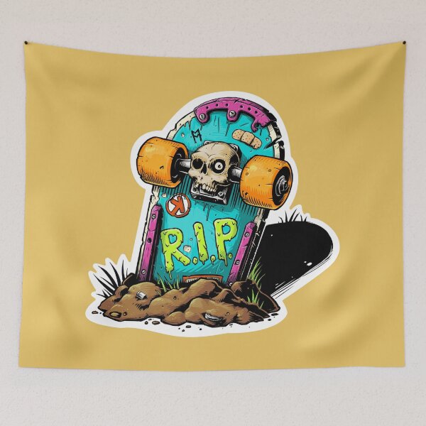 Item preview, spooky   Skateboard designed and sold by Ladyvml.