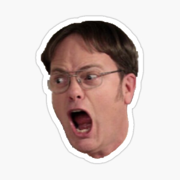 The Office Memes: Dwight Fire Drill Sticker By Barnyardy | thedesignroom.nl