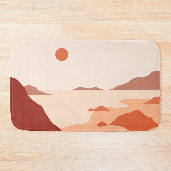 Item preview, Minimalist Landscape Beach Mountains designed and sold by trajeado14.