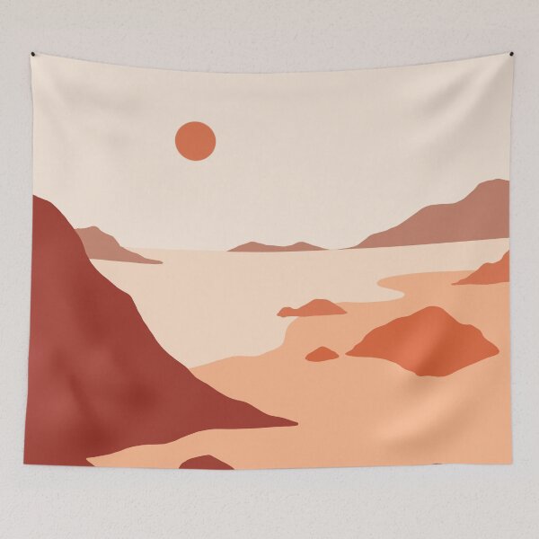 Item preview, Minimalist Landscape Beach Mountains designed and sold by trajeado14.