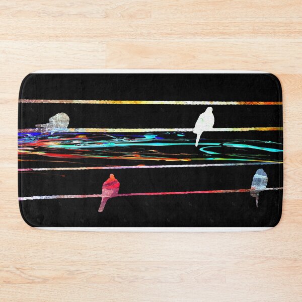 Item preview, Birds on a Wire Black designed and sold by Daniel Janda.
