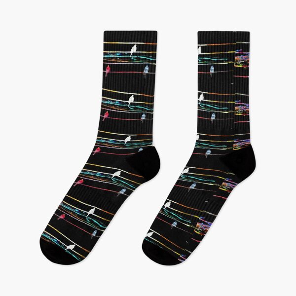 Item preview, Birds on a Wire Black designed and sold by Daniel Janda.
