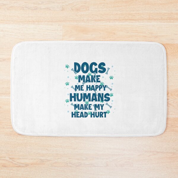 Item preview, Dogs Make Me Happy Humans Make My Head Hurt Shirt, Dog Lover designed and sold by dianoo.