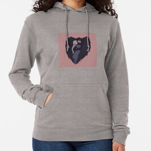 Howl and Sophie in Love Lightweight Hoodie
