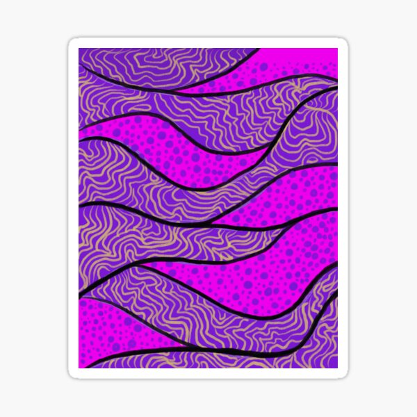 Love Purple Sticker