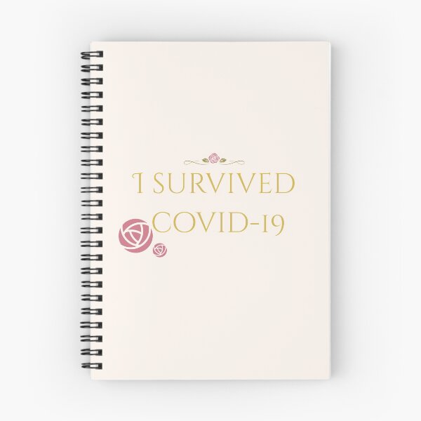 Item preview, Elegant i survived covid-19 with roses designed and sold by thetholab.