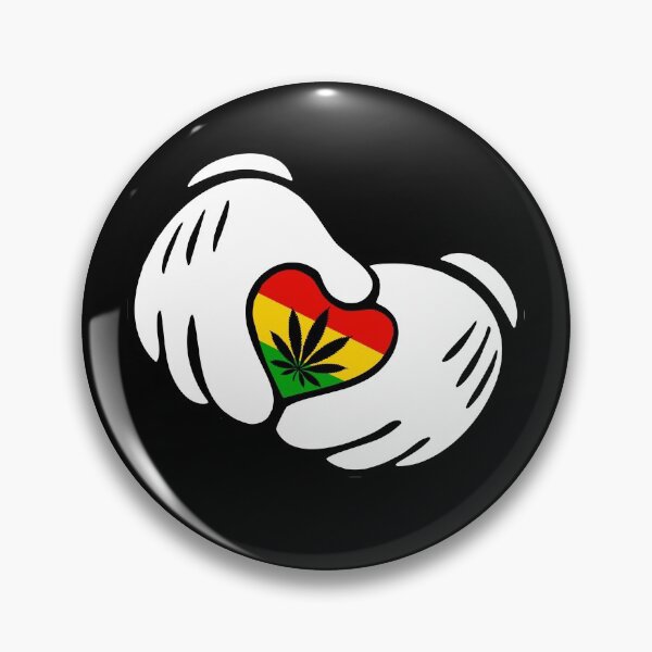 Item preview, Rasta bong heart designed and sold by SolitaryDaze.
