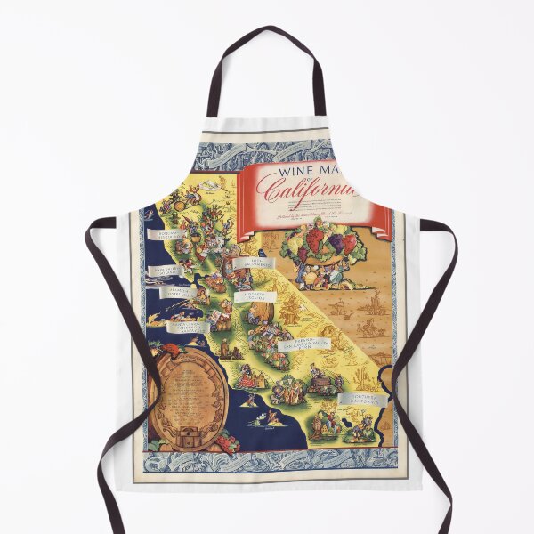Item preview, Wine Map of California 1935 designed and sold by PetsArt.