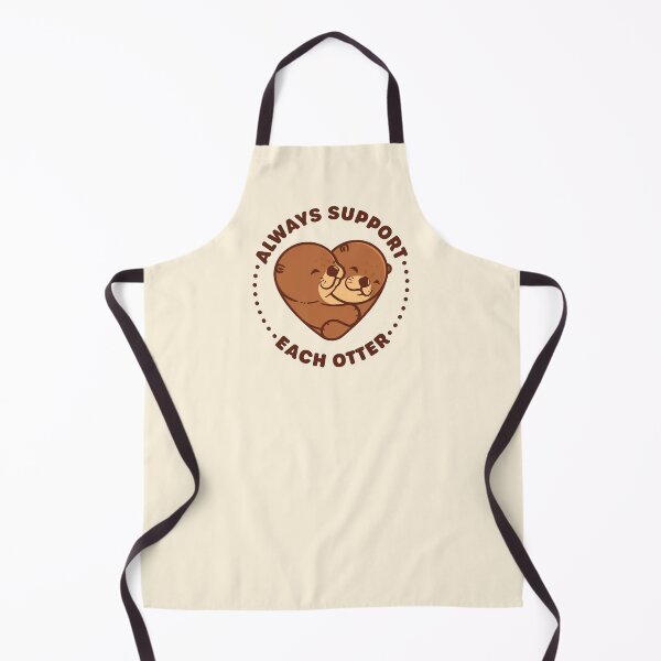 Item preview, Always Support Each Otter - Cute Otter Pun designed and sold by Gudland.