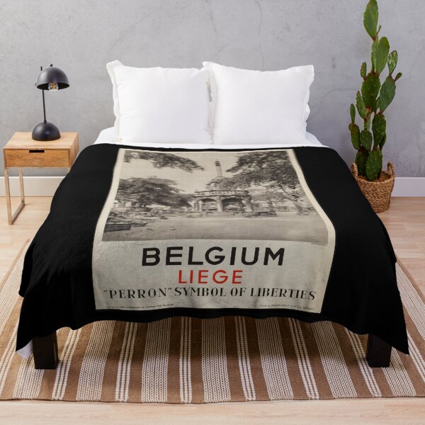 Item preview, retro classic Belgium Liege poster designed and sold by CorasPosters.